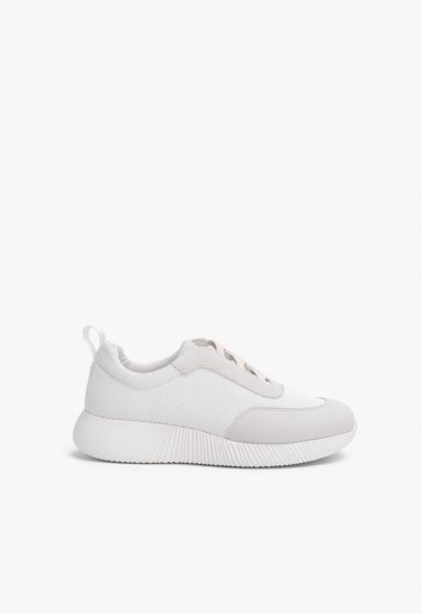 Two Toned Laceless Sneakers