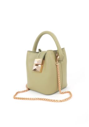 Solid Mini Bucket Bag