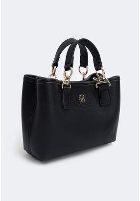 Solid Metal Details Handbag