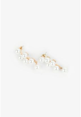 Classic Faux Embellished Earrings