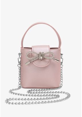 Crystal Ribbon Crossbody Bag