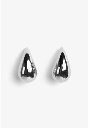 Metallic Teardrop Earrings