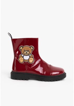 Bear Embellished Boots