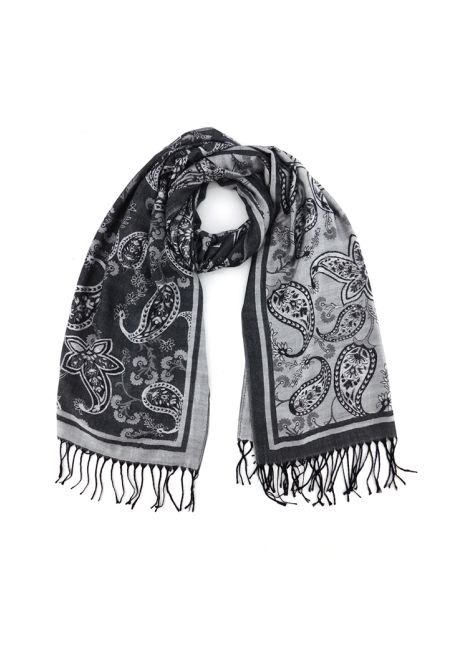 Placement Printed Pashmina Scarf