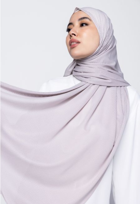 Transparent Square Pattern Hijab