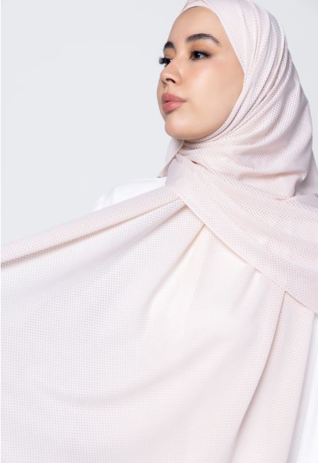 Transparent Square Pattern Hijab