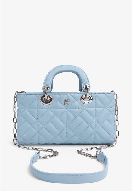 Embellished Quilted Handbag