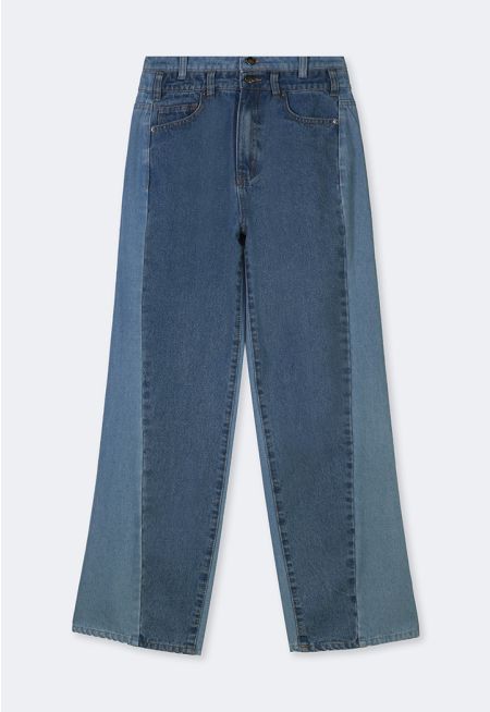 Two Toned Denim Jeans